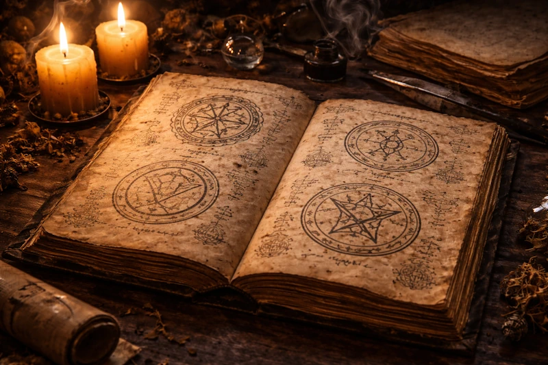 Occult seals from traditional black magic texts